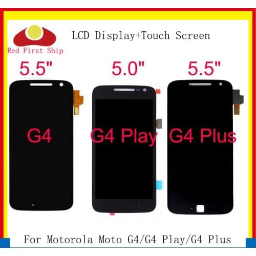 10Pcs/lot LCD For Motorola Moto G4/G4 Play/G4 Plus Touch Screen Digitizer Assembly LCD Display For Moto G4 Complete Replacement