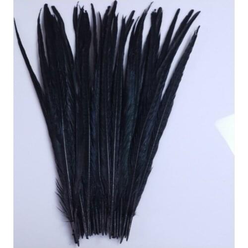 100pcs 36-40 inche/90-100cm black Pheasant Tail Feathers pheasant feathers for carnival party decoration