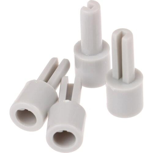 2/4pcs Plastic Mixer Potentiometer Lengthening Shaft Grey Plastic Extension Shaft Long axis 10MMX25MM