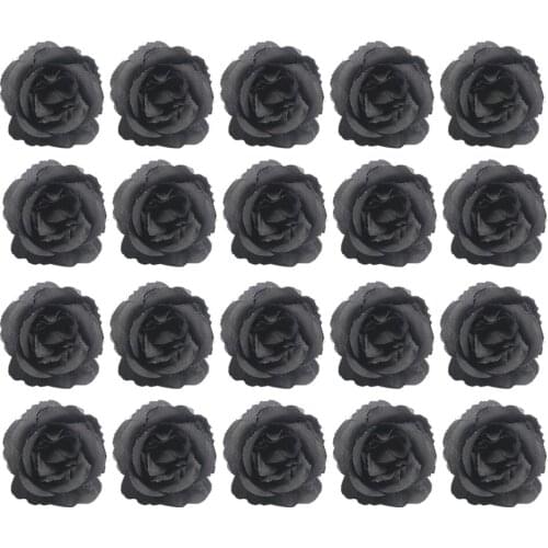 20pcs Artificial Silk Rose Flower Head Wedding Party Wreath Bouquet Craft