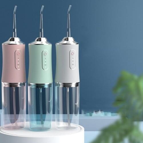 3 Modes Portable Oral Irrigator Cordless Water Dental Flosser USB Rechargeable Water Jet Floss Tooth Pick Irrigator Scaler