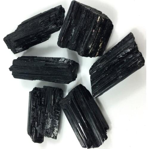 50g Best Large Raw BlackTourmaline grounding stone Healing Mineral for Protection Reiki black tourmaline rough original
