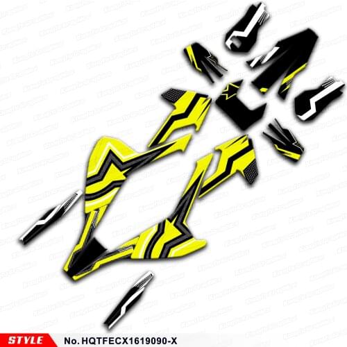 AFTEMARKET Custom Graphics for TE FE TX FX FS TC FC 125 150 250 300 450 501 16 to 19, Style No. HQTFECX1619090-X