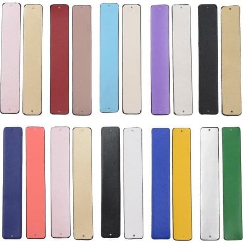 25mm customize switch wrist jewellery reversible Colorful leather insert change the colour match mood bracelet bangles for Women