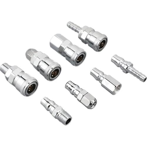 Compressor connector C-type quick pneumatic connector High pressure connector Air compressor hose Quick connector plug socket