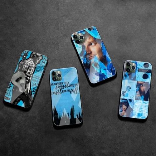 Ed Sheeran Phone Case Tempered Glass For iPhone 12 Pro Max Mini 11 Pro XR XS MAX 8 X 7 6S 6 Plus SE 2020 cover