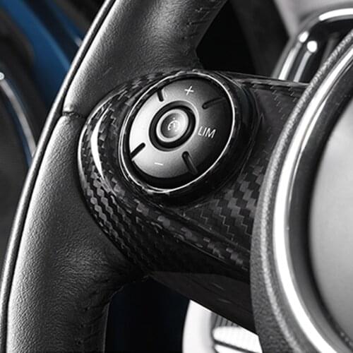 For BMW MINI Cooper S F54 F55 F56 F57 F60 Car Steering Wheel Button Panel Cover Protection Sticker Interior Styling Decoration