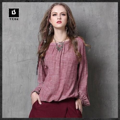 Льняные блузки Kez Keer China At AliExpress