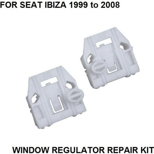 CAR WINDOW CLIPS KIT FOR SEAT IBIZA WINDOW REGULATOR REPAIR CLIPS KIT FRONT LEFT or RIGHT SIDE 1999-2008