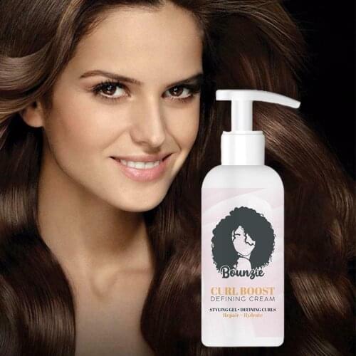 Curl Boost Defining Cream Elastin Curly Enhancer Hair Moisturizing Styling Repair Curling Essence Hair Care Elastin