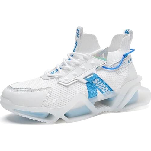 New Men Chunky Sneakers Mesh Breathable Summer Fashion Platform Lightweight Mens Casual Shoes Mens Fashion Sneakers