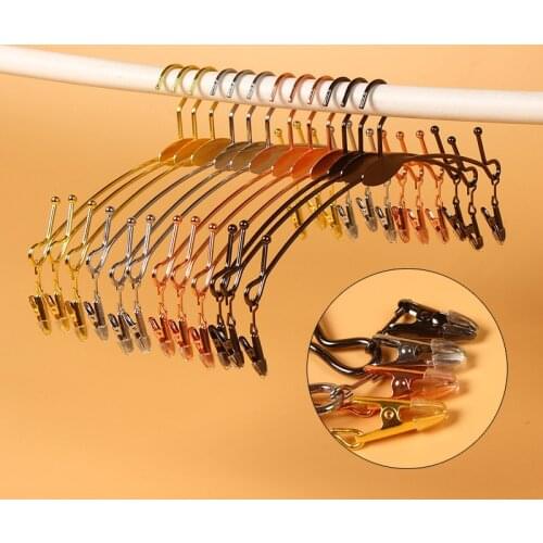 28CM Metal Underwear Bra Hanger Hooks Rose Gold Silver Black