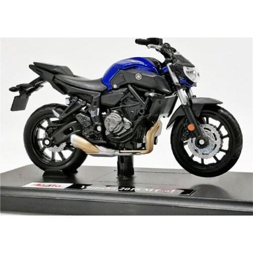 Maisto 1:18 Yamaha 2018 MT-07 Motorcycle Bike Diecast Model New in Box