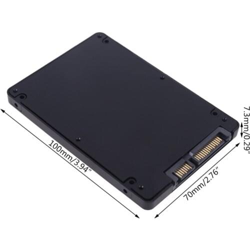 7mm mSATA SSD to 2.5 Inch SATA Adapter Enclosure Converter Hard Disk Drive Box