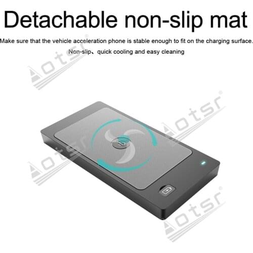 QI Car infrared wireless charger For Toyota Camry 2018 QI infrared fast Wireless Charging Car Phone Holder for iphone / Samsung