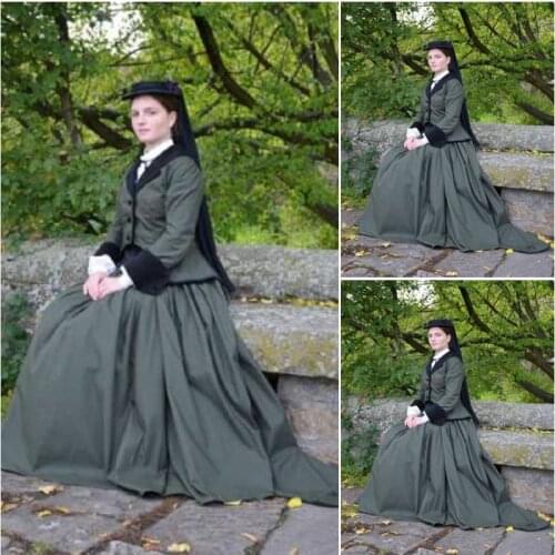On sale SC-232 Victorian Gothic/Civil War Southern Belle Ball Gown Dress Halloween dresses Sz US 6-26 XS-6XL