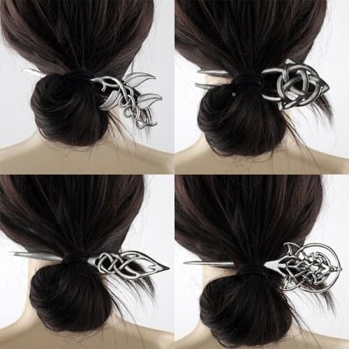 Knot Hair Pin Women Flower Crystal Pearls Ribbon DIY Hair Style Making Tools Hair Accessories