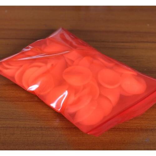 Thick 100pcs 5x7cm /1.96inch x 2.75inch Red Self Sealing Zip Lock Plastic Bags Red Packaging Bag