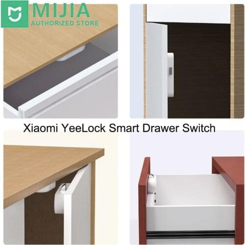 Xiaomi Yeelock Smart Drawer Lock Smart Remote Control Cabinet File Drawer Switch Anti-Theft Stealth Lock For Home Office