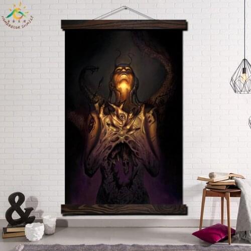 Horrible Monster Art Modern Wall Art Print Pop Picture And Poster Frame Hanging Scroll Canvas Painting Decorative Picture Art