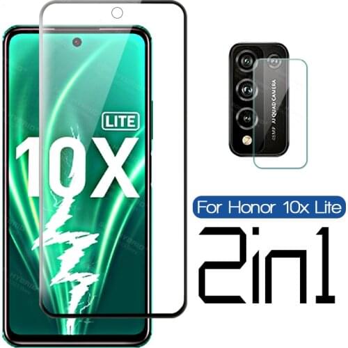 Full Glue For Honor 10x lite Camera Protective Glass For Huawei Honor10x 10xlite Honer 10x lite Light Protection Film Sklo