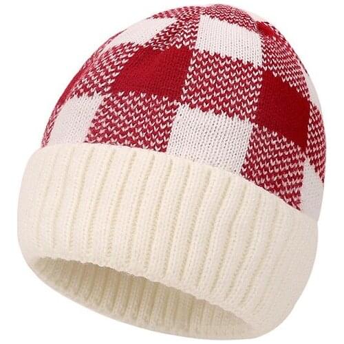 Winter Kids Boy Girl Paid Knitted Cap Crochet Toddler Baby Beanie Hats Bonnet Childrens Accessories