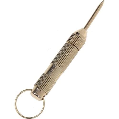 4 in1 Mini Portable Golden Opener Screwdrivers Ear Pick Ear Cleaner Keychain Kit