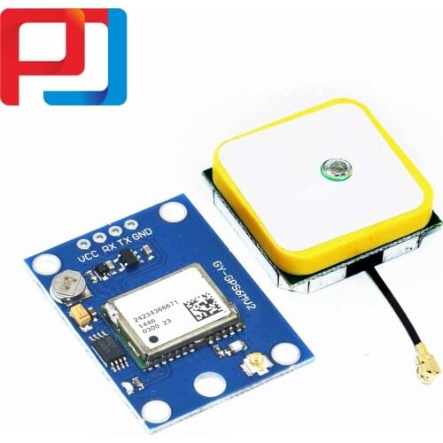 5pcs/lot GY-NEO6MV2 new GPS module NEO6MV2 with Flight Control EEPROM MWC APM2.5 large antenna