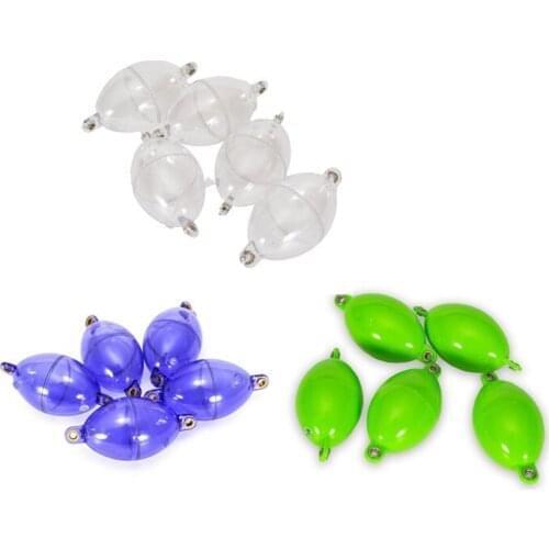 5 pcs Fishing floats Seven-star Float plastic Short Tail Water Injection Float Seven-star Float Fishing Tackle