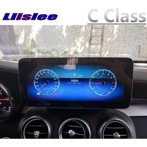 For Mercedes Benz MB C Class W205 2014~2018 Liislee Car Multimedia Player NAVI CarPlay Adapter Car Radio Screen GPS Navigation