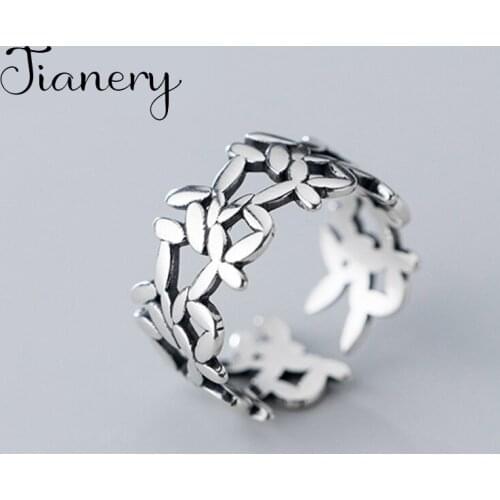 Bohemian Vintage Big Leaf Rings For Women Lady Men Antique Knuckle Rings Boho Jewelry Anillos 2021