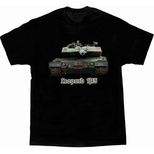 Bundeswehr Panzer Leopard 1A5 Main Battle Tank T-Shirt. Summer Cotton Short Sleeve O-Neck Mens T Shirt New S-3XL