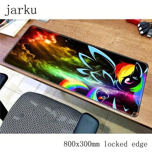 Gel my little pony mouse pad gamer accessories 800x300mm notbook mouse mat large gaming mousepad xl pad mouse PC desk padmouse