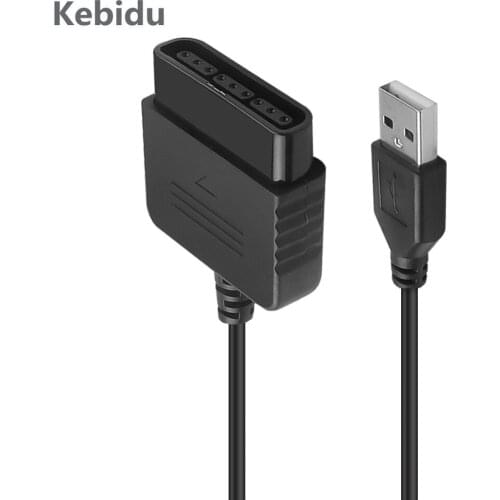 Hot sale Kebidu USB adapter GamePad Games Controller Converter Without Driver for Sony PS1 PS2 Adapter Cable for PS3 PS2 Newest
