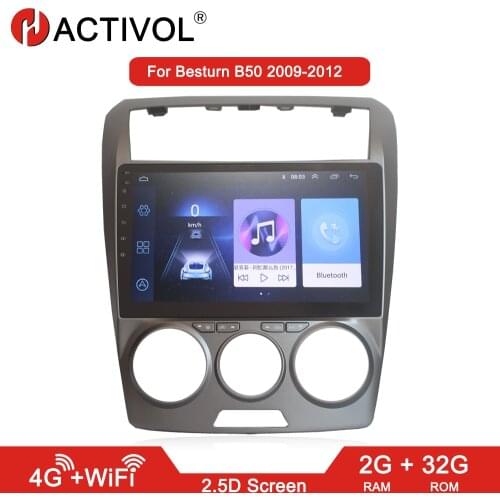 HACTIVOL 2G+32G Android 9.1 Car radio stereo for FAW Besturn B50 2009-2012 car dvd player gps navi car accessories 4G internet