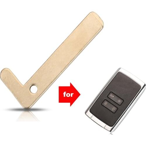 Jingyuqin 1ps Remote Car Blank Key Uucut Blade For Renault Megane 4 Car Key