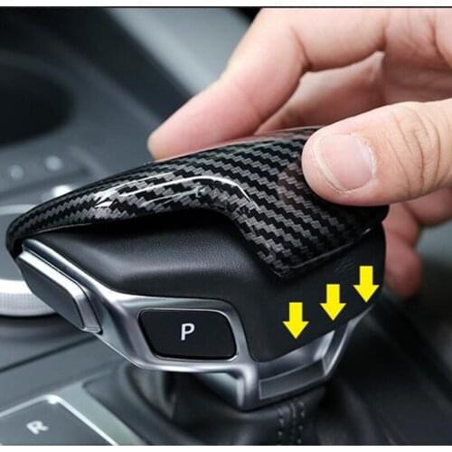 Gear Shift Cover Plastic Shifter Decoration stick Knob For Audi A4 B8 B9 A5 A6 C7 A7 Q5 Q7 S4 S5 S6 S7 Accessories Car Styling
