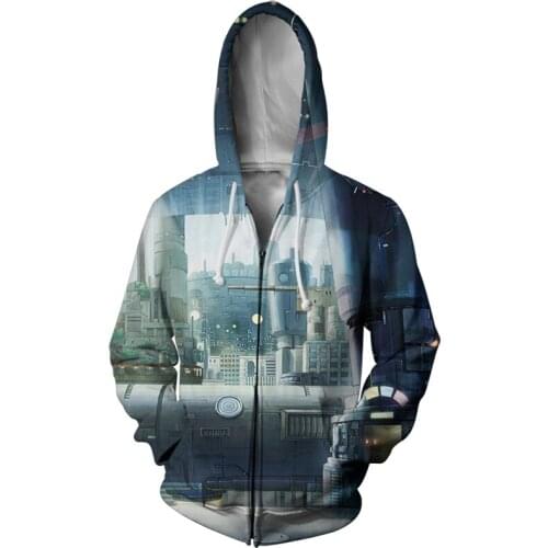 Funny Mens Zipper Hoodies 3D Regular Printed Zipper Hooded Men New Arrivals Long-sleeved Hooded Sweatshirt Spring Autumn