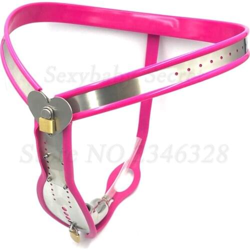 Stainless Steel Male Underwear Chastity Device With Catheter,Chastity Belt,Penis Lock,Cock Cage,BDSM Adult Sex Toys For Man