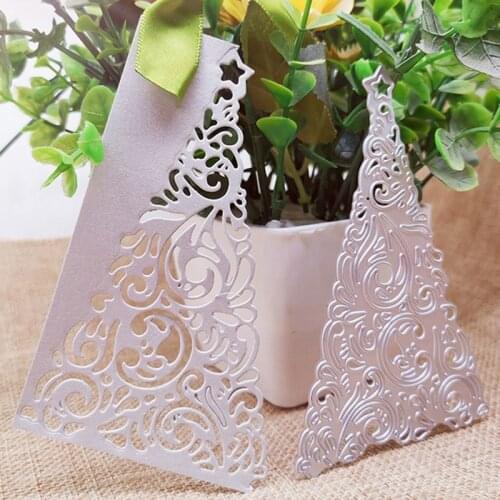 65*110mm hollow tree card new Metal Cutting Dies Scrapbooking DIY Album Paper Card Craft Embossing stencil Dies
