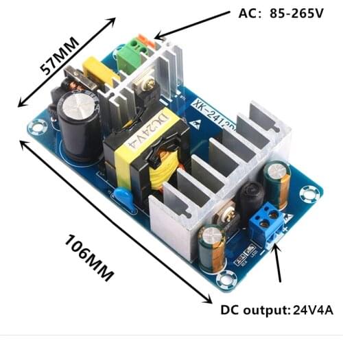 AC 85-265V to DC 12V 24V-6A 100W Switching Power Supply Board Power Supply Module