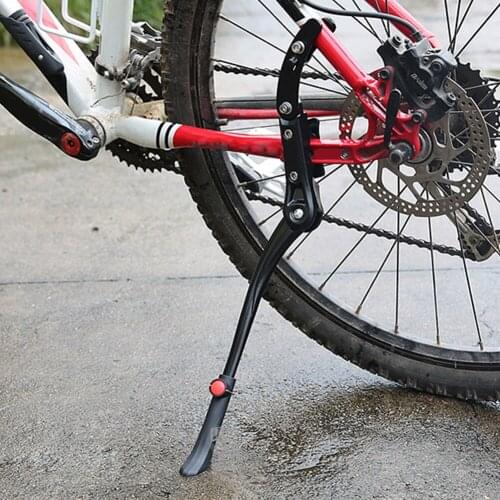 Parking Support Stand Adjustable Bike Side Rear Bicycle Aluminum Alloy Kickstand Biking Portable Dustproof Cycling Parts