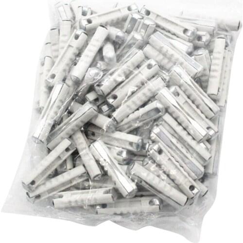 100 x car torpedo fuse 8A white melting fuse 6 x 25 Car Styling