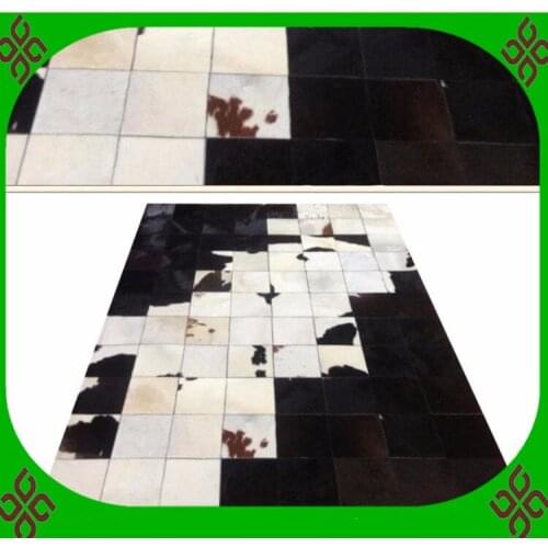 2018 free shipping 100% natural genuine cowhide grass carpet