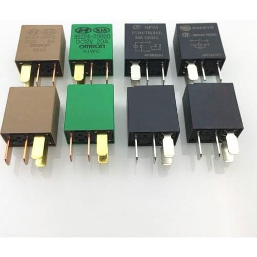 5pcs New Hfv6-012h-tr 4pin Air Conditioner Fan Headlamp Automotive Relay