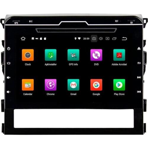 9" 2 Din Android 10.0 For Toyota Land Cruiser 2016-2019 Car Multimedia Player 8 Core 4+64G PX5 Car Radio Audio Stereo DSP
