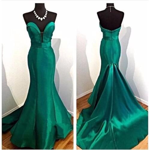 ANGEKSBRIDEP Sweetheart Mermaid Evening Party Gowns Vestidos de festa Simple Design Special Occasion Prom Celebrity Gowns Hot