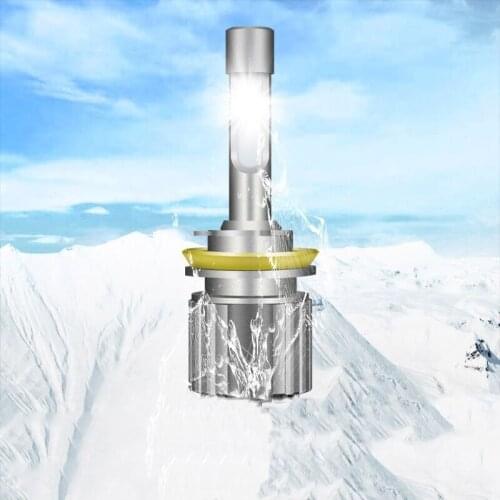 Car H7 Led Headlights R3s Car Accessories with Lens Lamp Beads H4 H7 H11 Super Bright Bulb