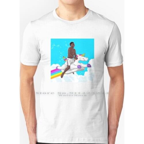 Bukayo Saka Unicorn T Shirt 100% Pure Cotton England Unicorn Magic Rainbow Football Creative Trending Vintage Cool Gift Euro Us