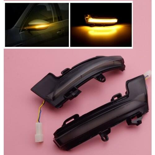 CITALL Dynamic Sequential Amber Turn Signal LED Rearview Mirror Indicator Blinker Light fit for Skoda Octavia Mk3 5E 2013-2019